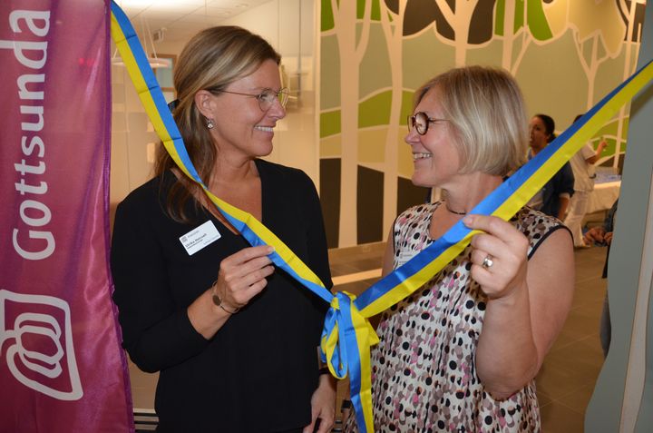 Genom samlokaliseringen hoppas Ulrika Horrsell, verksamhetschef Gottsunda vårdcentral, och Åsa Bergholm, verksamhetschef Folktandvården Gottsunda, kunna utveckla samarbetet.