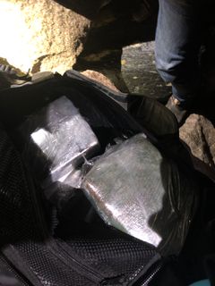 Kokainpaketen var omsorgsfullt inslagna i plastfolie. Foto: Polisen