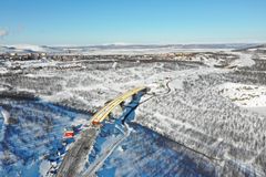 Ravinbro nya E10. Foto: Stefan Pounu, Trafikverket