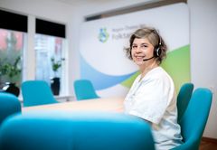 Cecilia Mattsson, tandhygienist och certifierad hälsocoach på Folktandvården Region Örebro län. Fotograf: Pavel Koubek