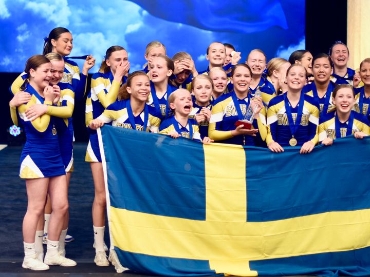 Juniorlandslaget vann JVM-guld 2019. Foto: Ida-Maria Lehto.