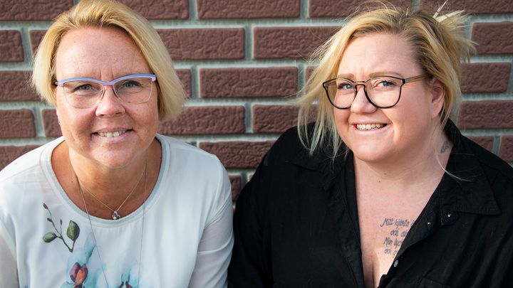 Susanne Sköld och Emma Henning är samordnare av peer support i Jönköpings län. Foto: Ninna Ekstrand