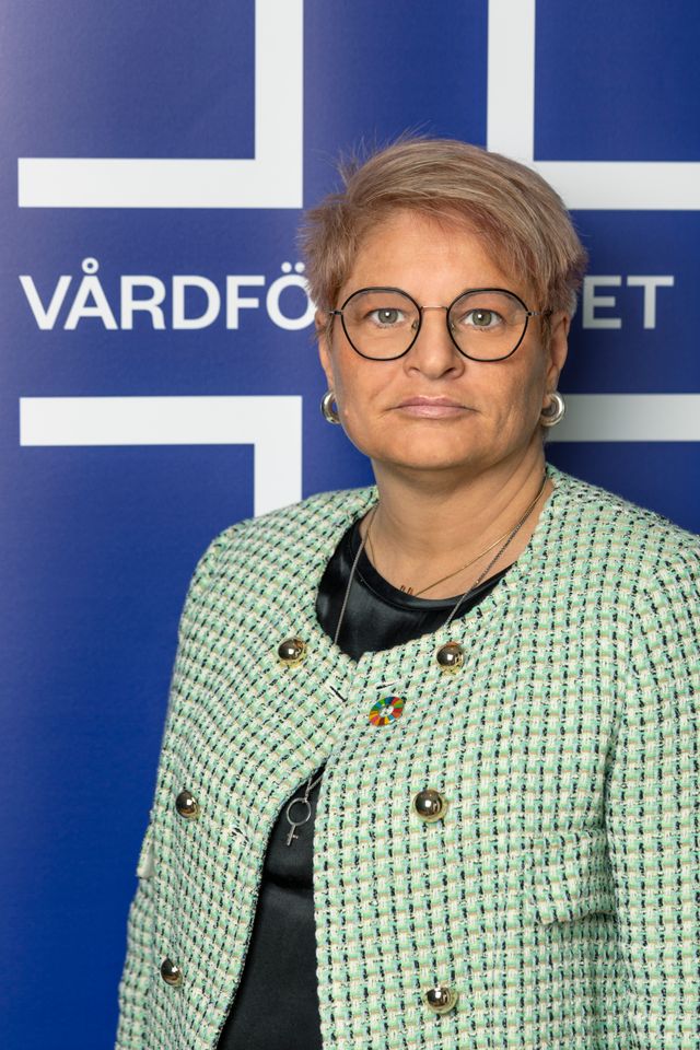 Sineva Ribeiro, ordförande Vårdförbundet.
