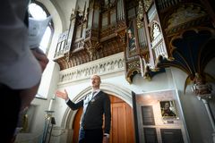 Visning i Västerås domkyrka - Stora orgeln