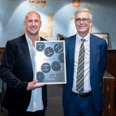 Christoffer Bergfors och Ravindra Parasnis. Foto Björn Dalin