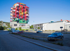 Parkering aktuell för nybygge i samband med markanvisningstävling.