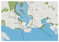 Holes Bay, Poole. Illustration: C.F. Møller Architects.