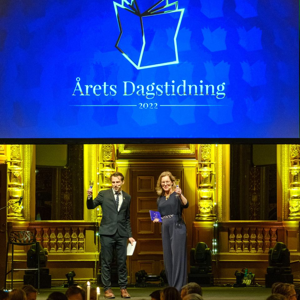 Johan Taubert och Victoria Svanberg