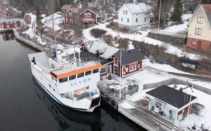 M/F Ulvön kommer att sköta sjuktransporter från Ulvön, Trysunda och Strängöarna vintertid. Foto: Håkan Nordström.