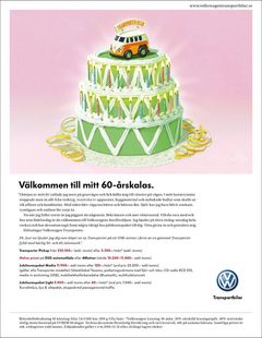 Tårtkalas Transporter 60 år