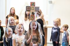 På lördag samlas Västerås stifts barnkörer i Rättvik. Foto: Johannes Frandsen/Ikon