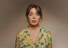 Amanda Ginsburg uppträder under valborg på Skansen. Foto: Fabian Rosenberg.