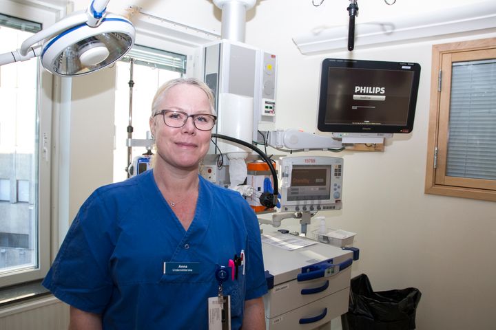 Anna Lindkvist är undersköterska på Kärl-Thorax Intensiven.
