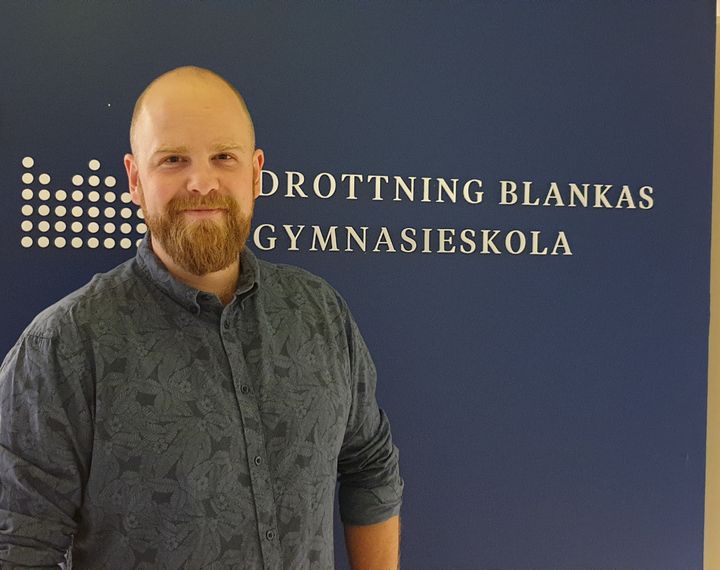 Daniel Öberg är rektor för Drottning Blankas Gymnasieskola i Uppsala.