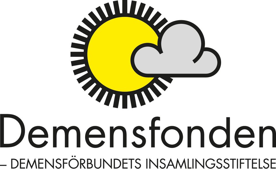 Demensfonden logo med text under