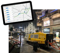 Smart underhåll som inte stör järnvägstrafiken möjliggörs av unika höghastighetsslipmaskiner som är utrustade med Laser Rail Scanning. Planerings- och kontrollprocesserna till underhållet förenklas av appen mapl-e.