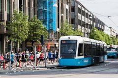 Kollektivtrafiken i Göteborg kör inte som vanligt under Göteborgsvarvet. Fotograf: Eddie Löthman.