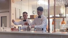 Oliver Sundström och Elias Löfberg under ett av tävlingsmomenten i SM. Foto: Norrköpings kommun