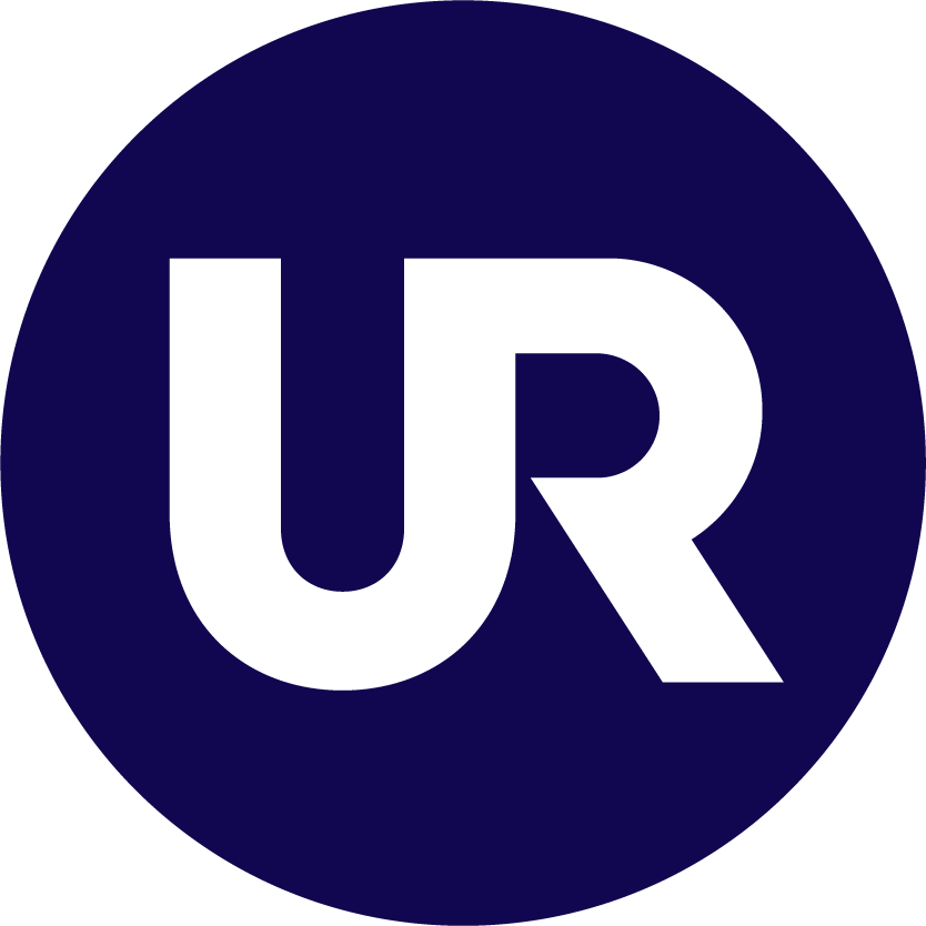 UR_logotyp_blå vit text