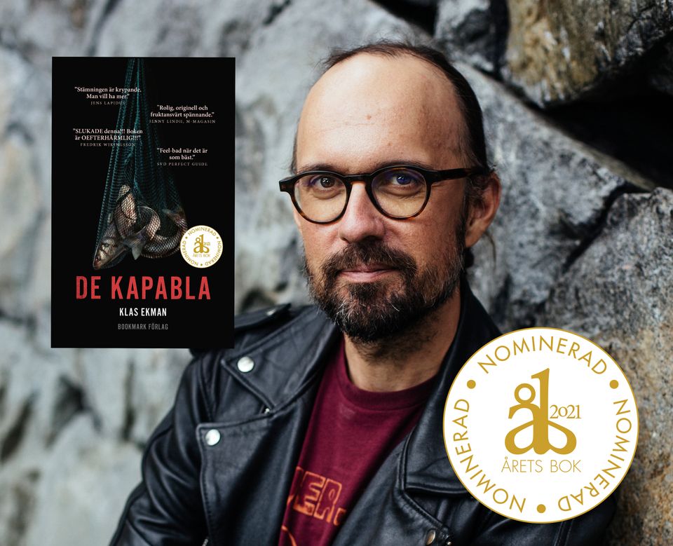 De kapabla av Klas Ekman nominerad till Årets bok Bookmark Förlag