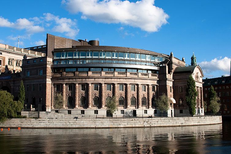 Sveriges riksdag.