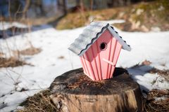 Fågelholken "Barbies Dream house" har gått vidare till finalen i SM i fågelholk 2023.