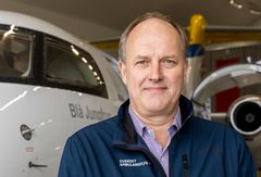 Fredrik Lambeck, Accountable Manager, Svenskt Ambulansflyg har tagit emot besked om operativt flygtillstånd.