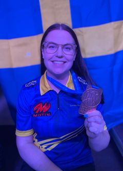 Anna Andersson tar brons i Masters.