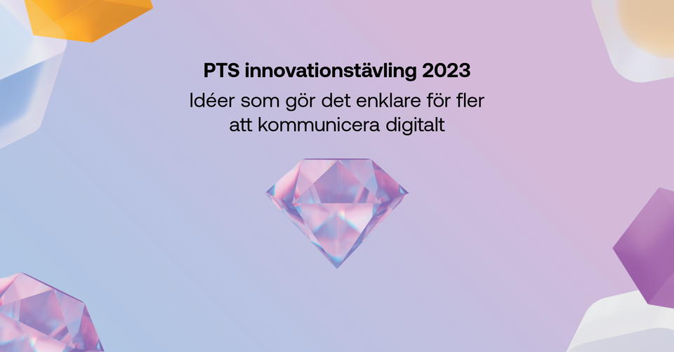 PTS Innovationstävling 2023 pågår mellan den 9 januari och 17 mars.