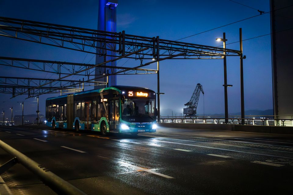 Linje 25 Hisingsbron Göteborg