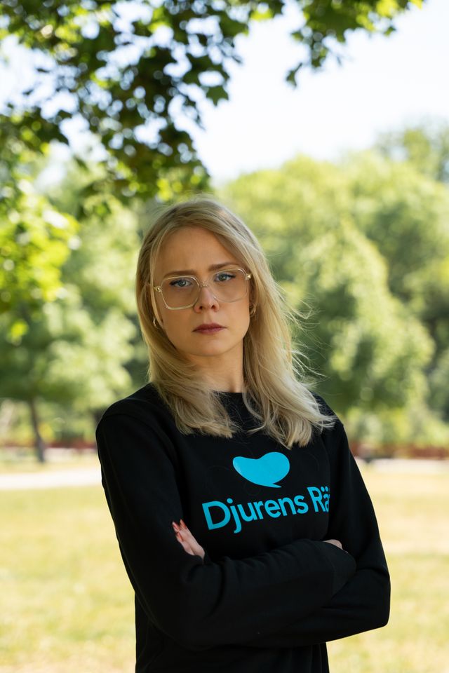 Tina Hogevik, riksordförande Djurens Rätt