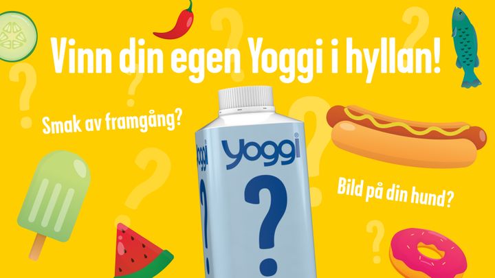 För första gången får en konsument skapa en egen Yoggi, som kommer att säljas i butiker runt om i Sverige under hösten 2023. Foto: Arla