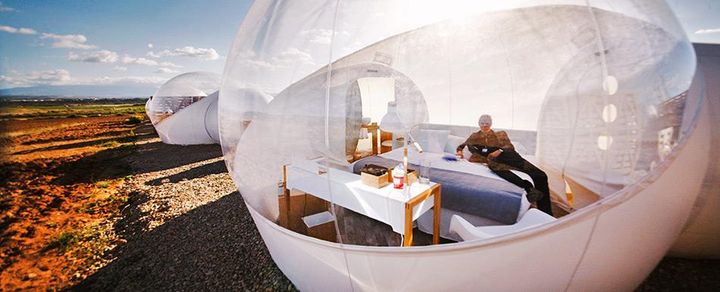 Foto: Spain.info. Hotel Burbuja. Hotel Aire de Bardenas