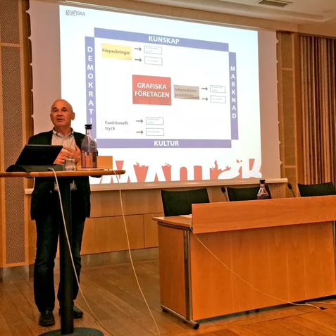 Grafisk industri har en nyckelroll för marknadsekonomin och demokratin