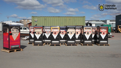 Orphei Drängar under ledning av Cecilia Rydinger sjunger upp sig.