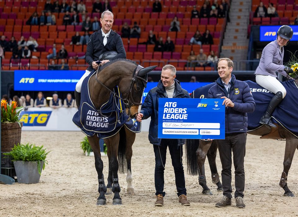 Rolf-Göran Bengtsson winner ATG Riders Leauge 1,50