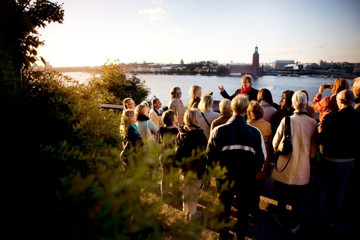 Stadsvandring i Sommarstockholm. Foto: Thomas Karlsson.