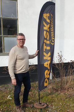 Göran Haraldsson, rektor Praktiska Nykvarn, ser fram emot skolans flytt till nya lokaler vid årsskiftet. Bildrättigheter: Praktiska Gymnasiet. Får användas för redaktionellt bruk.