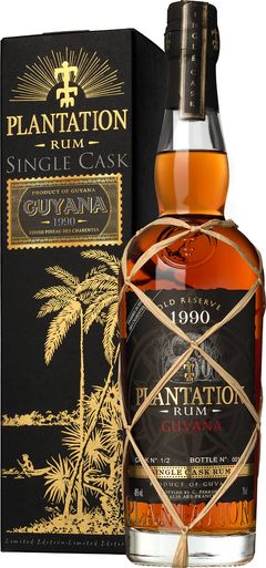 Plantation Guyana 1990 (Presentförpackning & flaska) Ursprung: Guyana | Producent: Plantation Rum |Alk vol: 45 % | Avslutas på Pineau des Charentes fat | Art.nr: 10314 | Pris: 1099 kr | Lansering: 4 December | Antal: 130 flaskor
