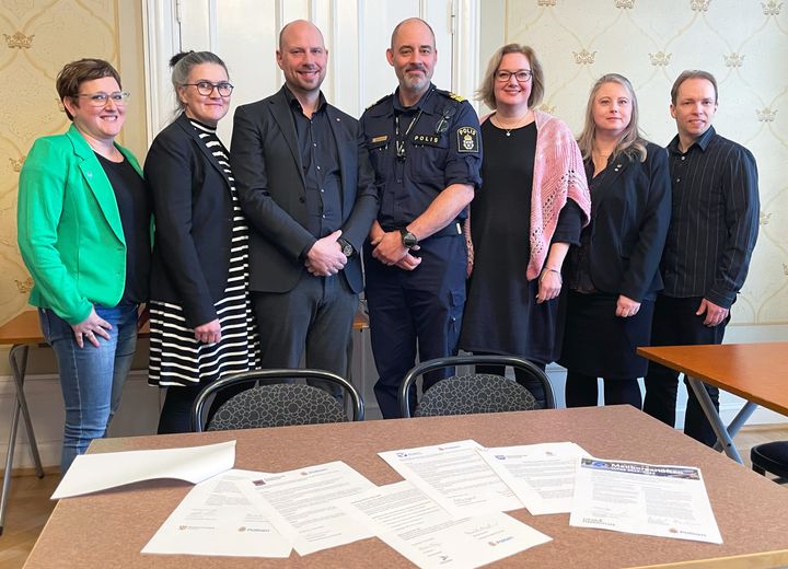 Madelaine Jakobsson, Nordmalings kommun, Christina Lidström, Bjurholms kommun, Hans Lindberg, Umeå kommun, Michael Rystedt, Lokalpolisområde Umeå, Anna Frej, Vännäs kommun, Petra Andersin, Robertsfors kommun och Mathias Haglund, Vindelns kommun.