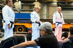 Licensierade fallinstruktörer utbildade av Svenska Judoförbundet håller i träningspassen. Foto: Mattias Arkved, Proplate.