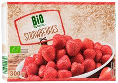 Ekologiska frysta jordgubbar