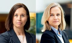 Anna Freij, förhandlingschef Grafiska Företagen & Eva Glückman, vd Grafiska Företagen