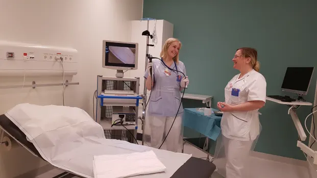 Nytt undersökningsrum vid urologmottagningen, USÖ.