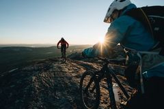 Midnattscykling på Åreskutan är en av Åre Bike Festival mest populära aktiviteter. Fotograf: Emrik Jansson
