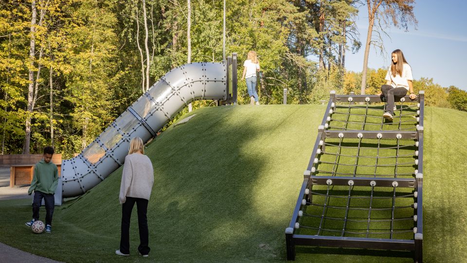 Rosendals skolas skolgård