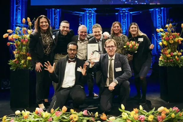 Stångåstaden vinner Kundkristallen för högsta serviceindex 2019 på Benchhmark event