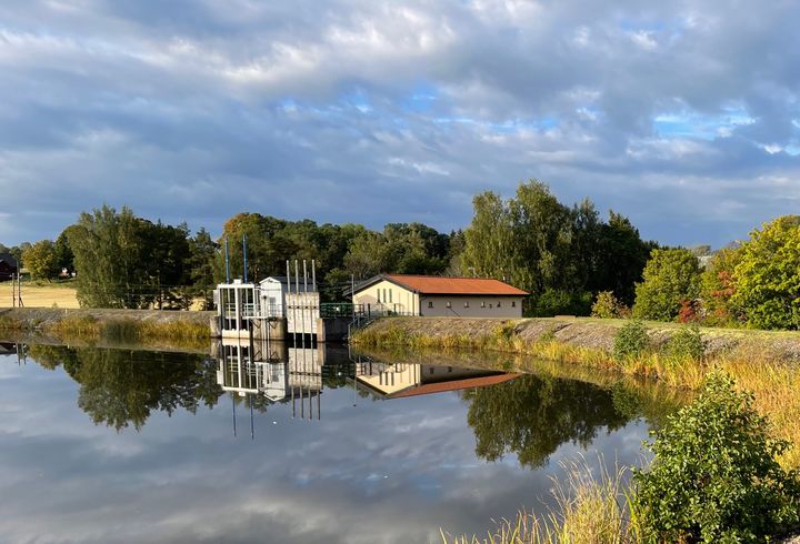 Vattenkraftstationen i Viggeby. Pressbild: Tekniska verken