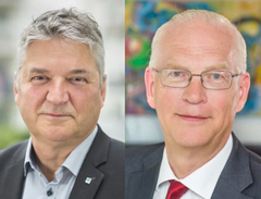 Anders Nordstrand vd och Jörgen Mark-Nielsen samhällspolitisk chef, Sveriges Allmännytta