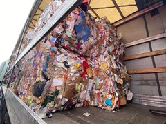Transport med 15 ton plastavfall stoppades på väg till Indien. Foto: Tullverket